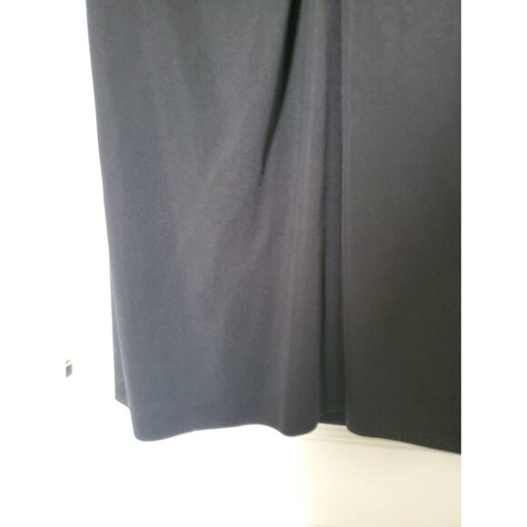 David Meister V-Neck Flattering Gathered Classic Black Cocktail Dress Size 12 - Picture 12 of 12